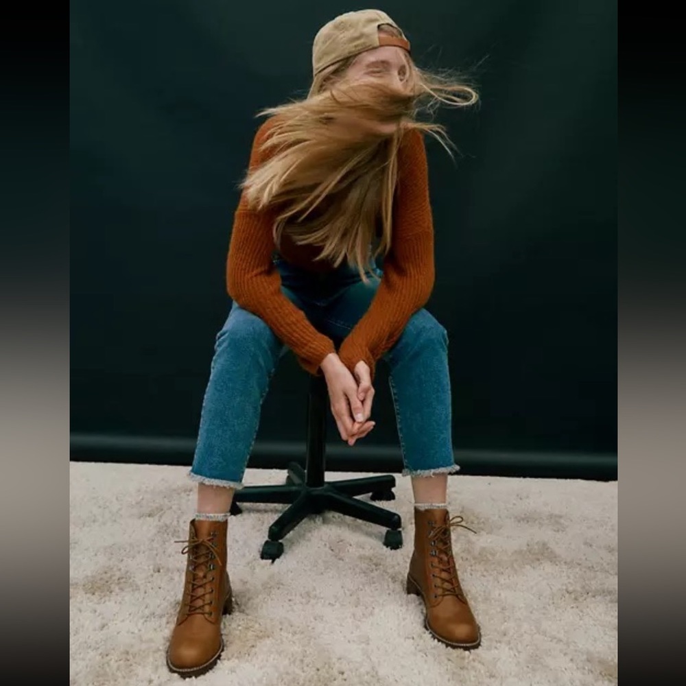 Madewell Lace Up Kellie Boots